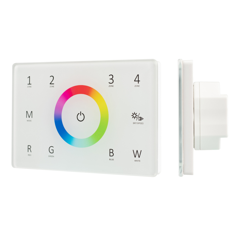 Панель Arlight Sens Smart-P85-RGBW White (230V, 4 зоны, 2.4G) 028404 Панель Arlight Sens Smart-P85-RGBW White (230V, 4 зоны, 2.4G) 028404