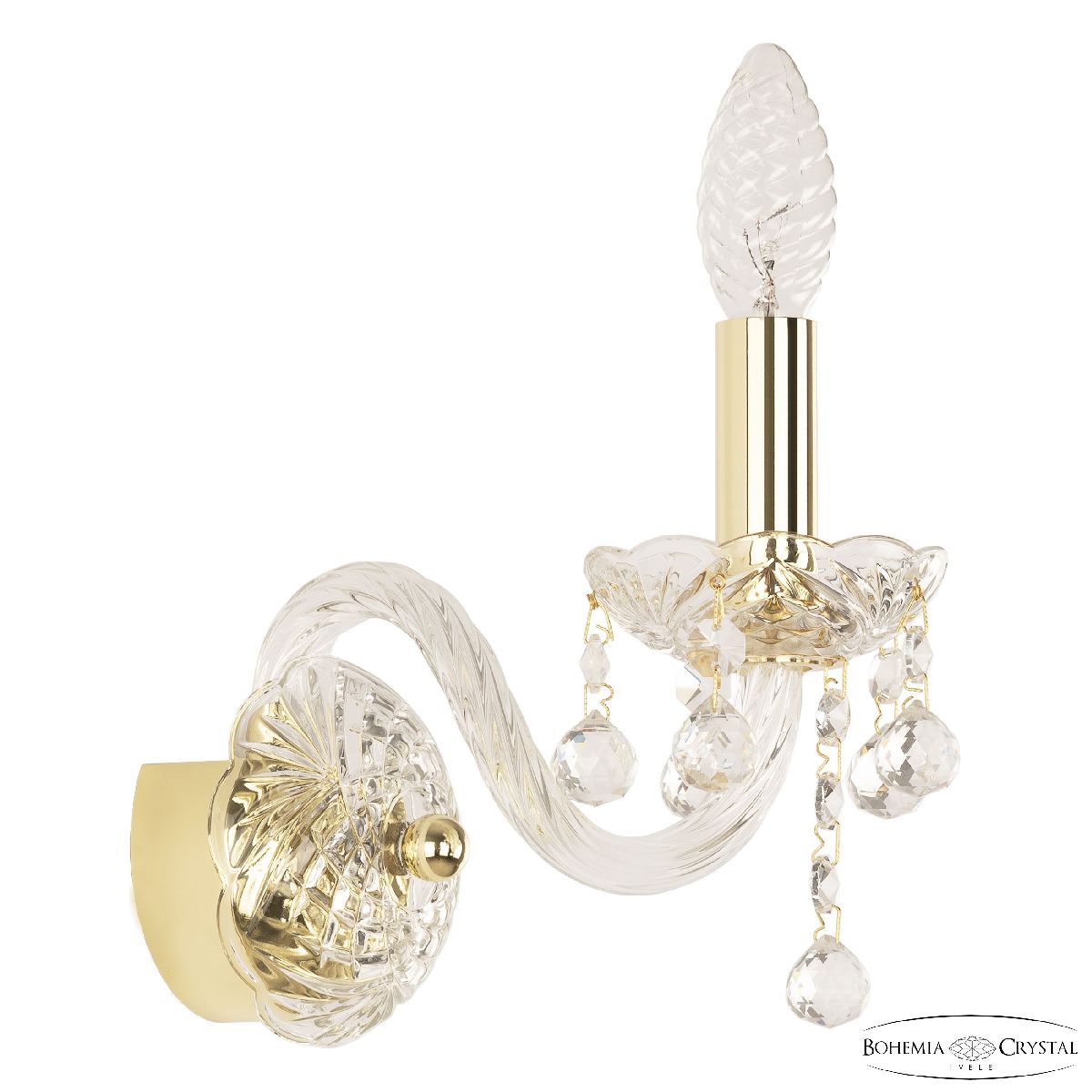 Бра Bohemia Ivele Crystal 108B/1/141 G Бра Bohemia Ivele Crystal 108B/1/141 G
