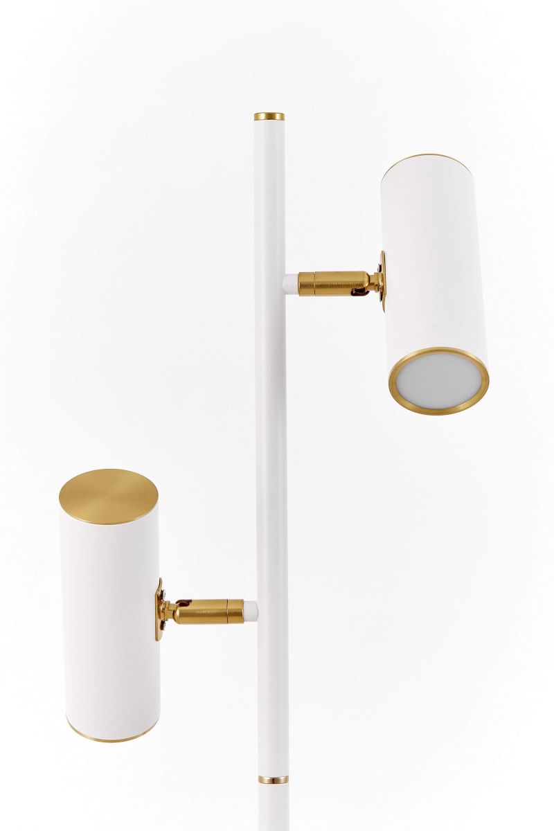 Торшер Lumina Deco Mira LDF 7731-2 WT+MD Торшер Lumina Deco Mira LDF 7731-2 WT+MD