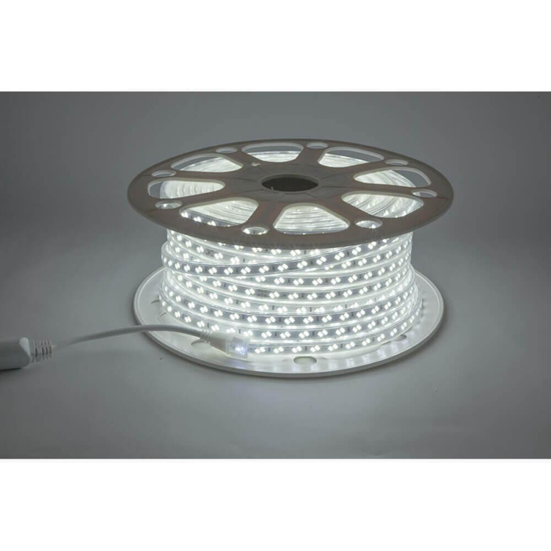 Светодиодная влагозащищенная лента Feron 11W/m 120LED/m 5730SMD холодный белый 50M LS705 32717 Светодиодная влагозащищенная лента Feron 11W/m 120LED/m 5730SMD холодный белый 50M LS705 32717