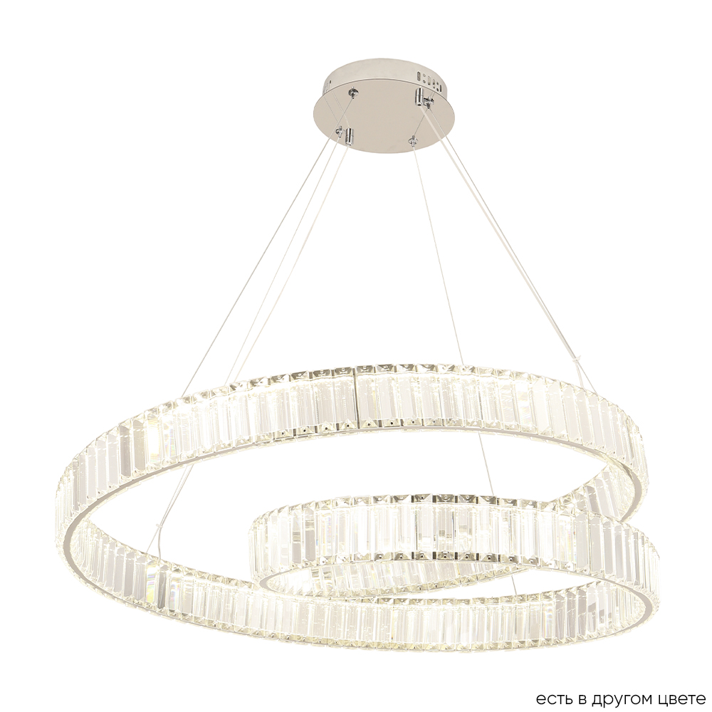 Подвесная люстра Crystal Lux MUSIKA SP120W LED CHROME Подвесная люстра Crystal Lux MUSIKA SP120W LED CHROME