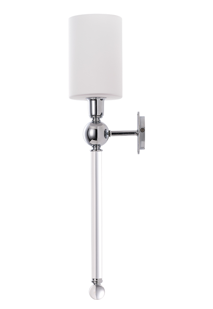 Бра Crystal Lux MIRABELLA AP1 CHROME/WHITE Бра Crystal Lux MIRABELLA AP1 CHROME/WHITE