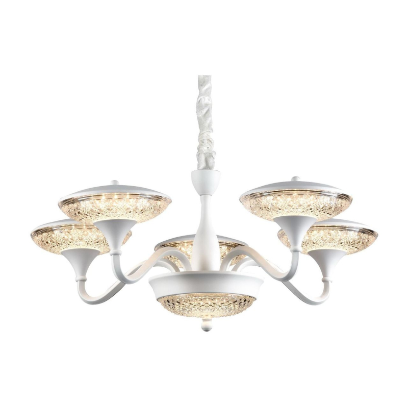 Подвесная светодиодная люстра Arte Lamp A5168LM-5WH Подвесная светодиодная люстра Arte Lamp A5168LM-5WH