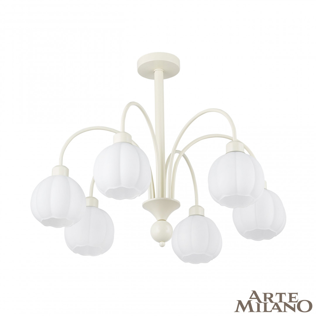 Люстра на штанге Arte Milano Napoli 315066/D680/6 IV Люстра на штанге Arte Milano Napoli 315066/D680/6 IV