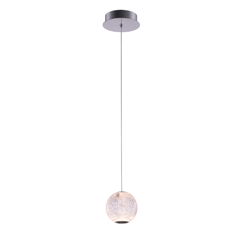 Подвесной светильник Delight Collection MD20001012 MD20001012-1A chrome Подвесной светильник Delight Collection MD20001012 MD20001012-1A chrome