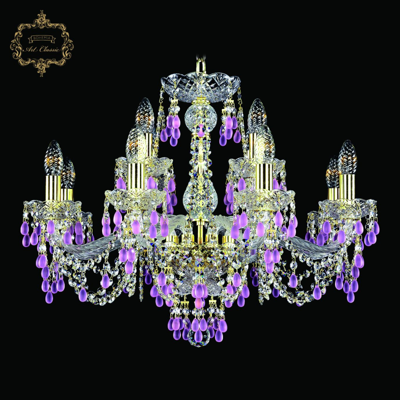 Подвесная люстра Art Classic 11.24.8+4.220.Gd.V7010