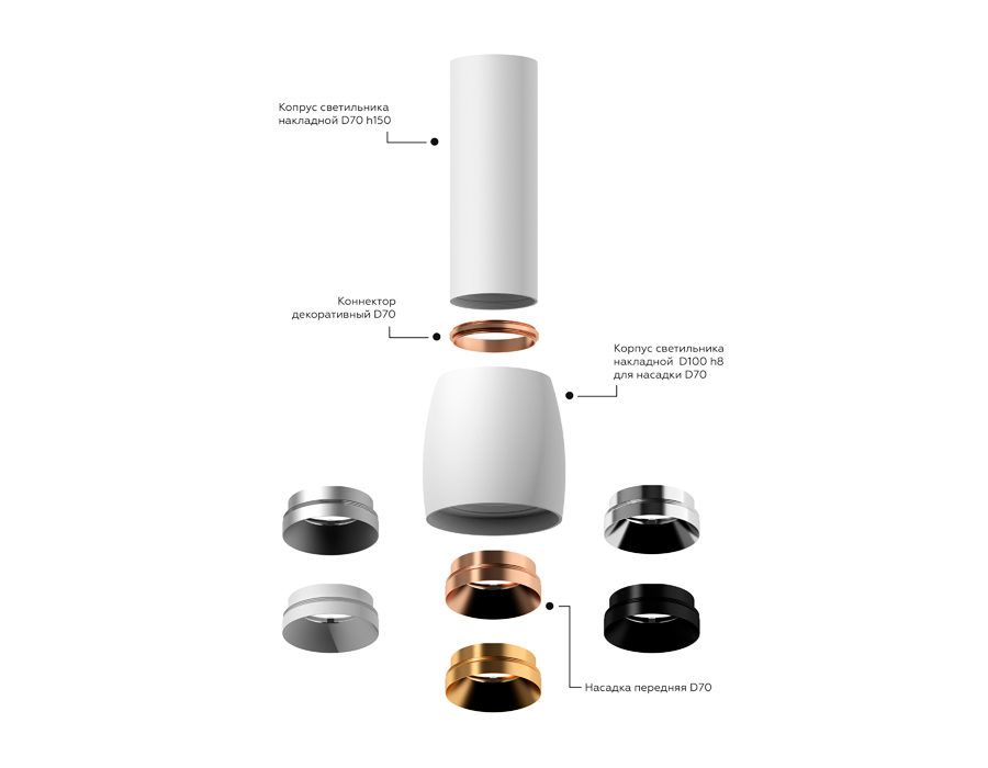 Насадка передняя Ambrella Light DIY Spot N7032