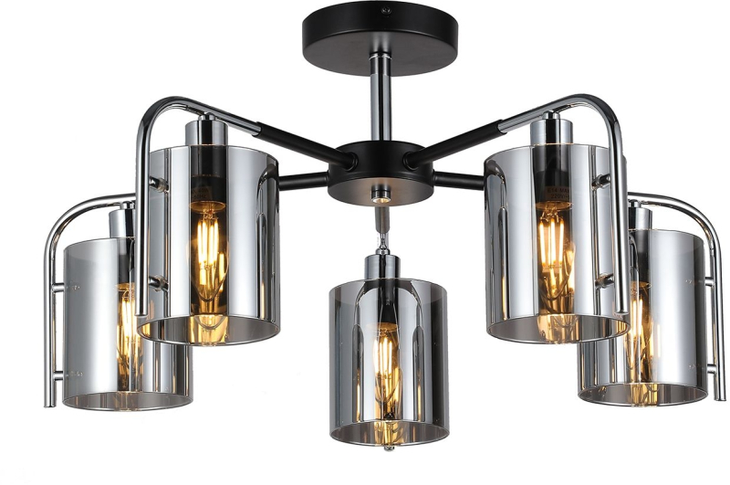 Люстра на штанге Escada Elegant 671/5P Chrome Люстра на штанге Escada Elegant 671/5P Chrome