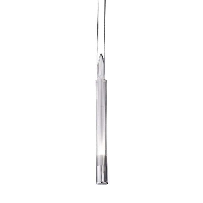 Подвесной светильник Delight Collection Candle P68094-1 chrome Подвесной светильник Delight Collection Candle P68094-1 chrome