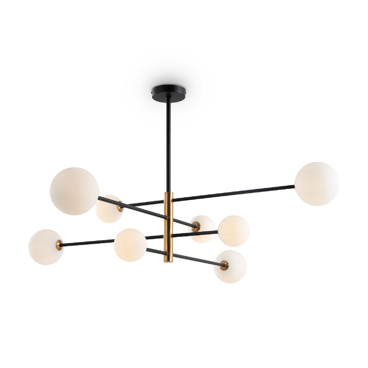 Люстра на штанге Freya Sphirity FR5376CL-08B Люстра на штанге Freya Sphirity FR5376CL-08B
