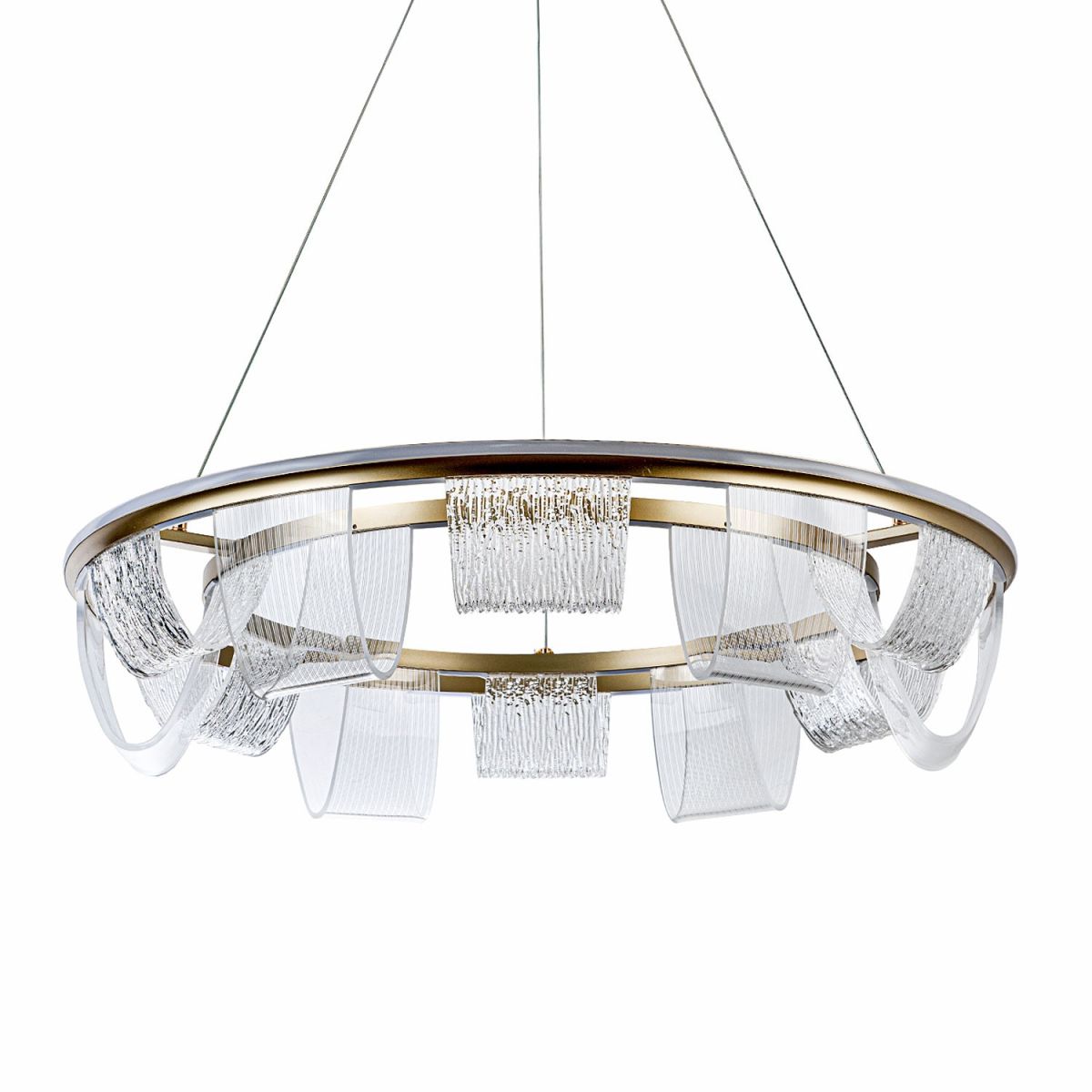 Подвесная люстра LED4U L7706-800 GD Подвесная люстра LED4U L7706-800 GD