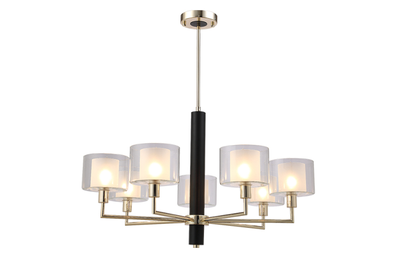 Люстра на штанге Crystal Lux MAESTRO SP-PL7 GOLD Люстра на штанге Crystal Lux MAESTRO SP-PL7 GOLD