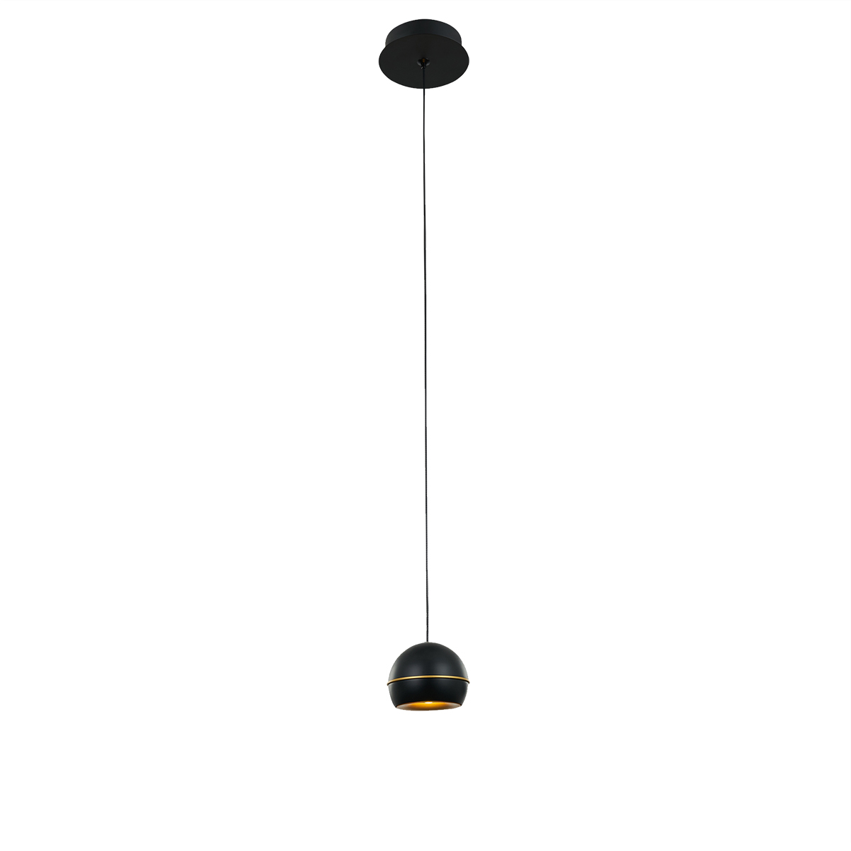 Подвесной светильник DeLight Collection MD21001034-1A black/gold Подвесной светильник DeLight Collection MD21001034-1A black/gold