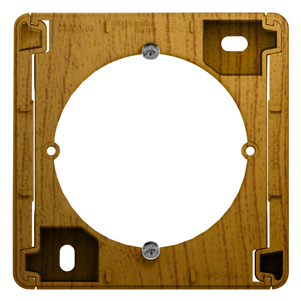 Коробка наружного монтажа Systeme Electric Glossa Дерево Дуб GSL000500