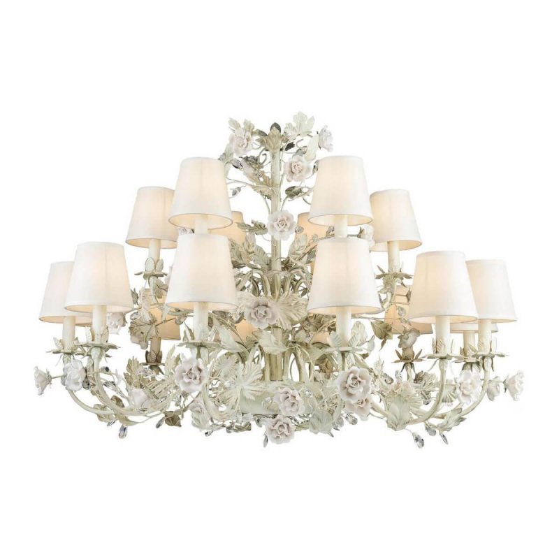 Подвесная люстра Lucia Tucci Fiori Di Rose 1775.18 Подвесная люстра Lucia Tucci Fiori Di Rose 1775.18