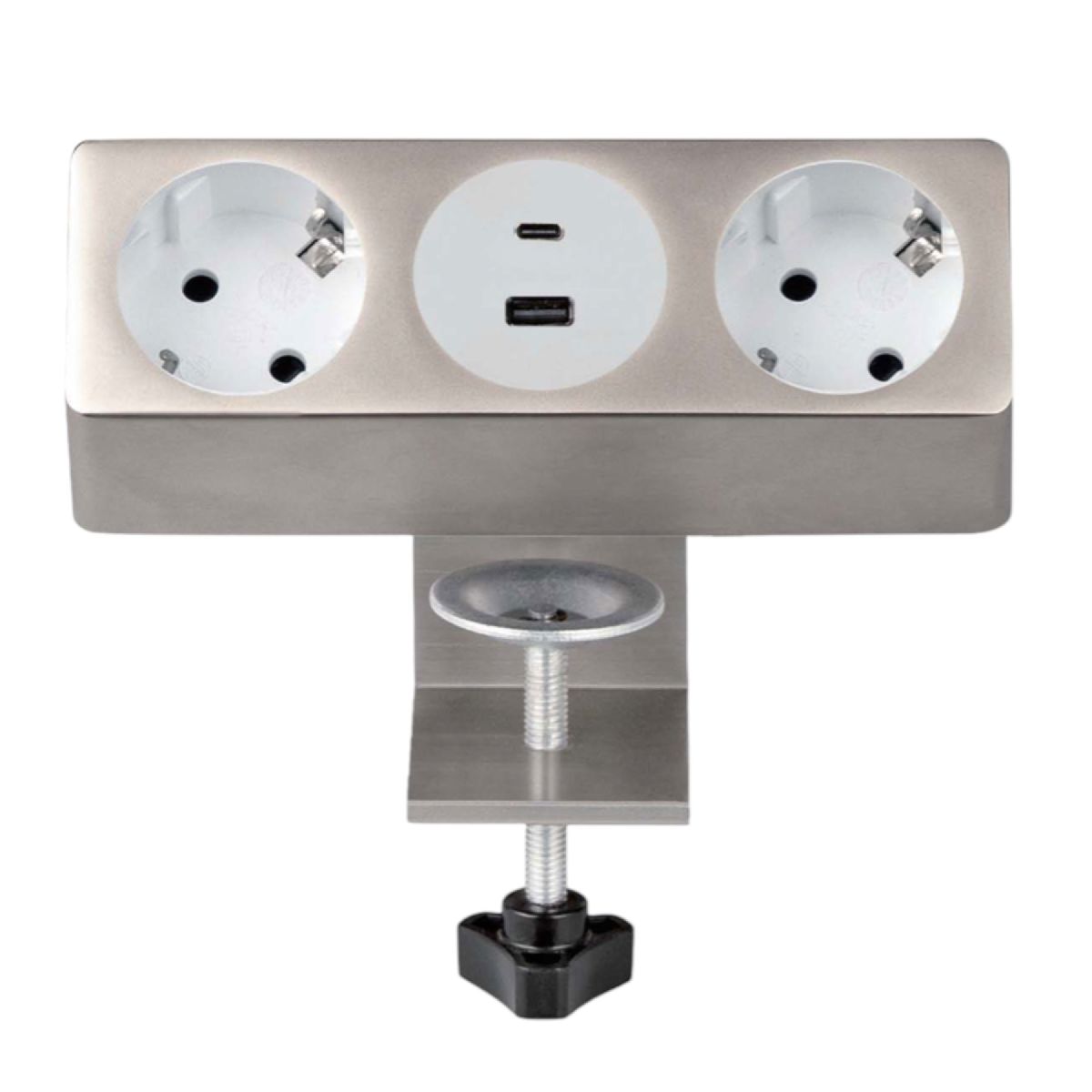 Блок розеток 10A (2 секции, USB и Type C) Mebax 00-00002739