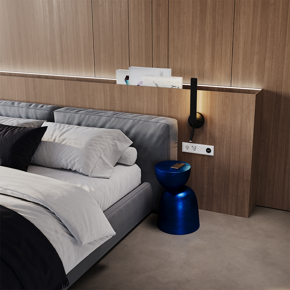 Рамка на 4 поста Voltum S70 VLS110401 (белый, стекло)