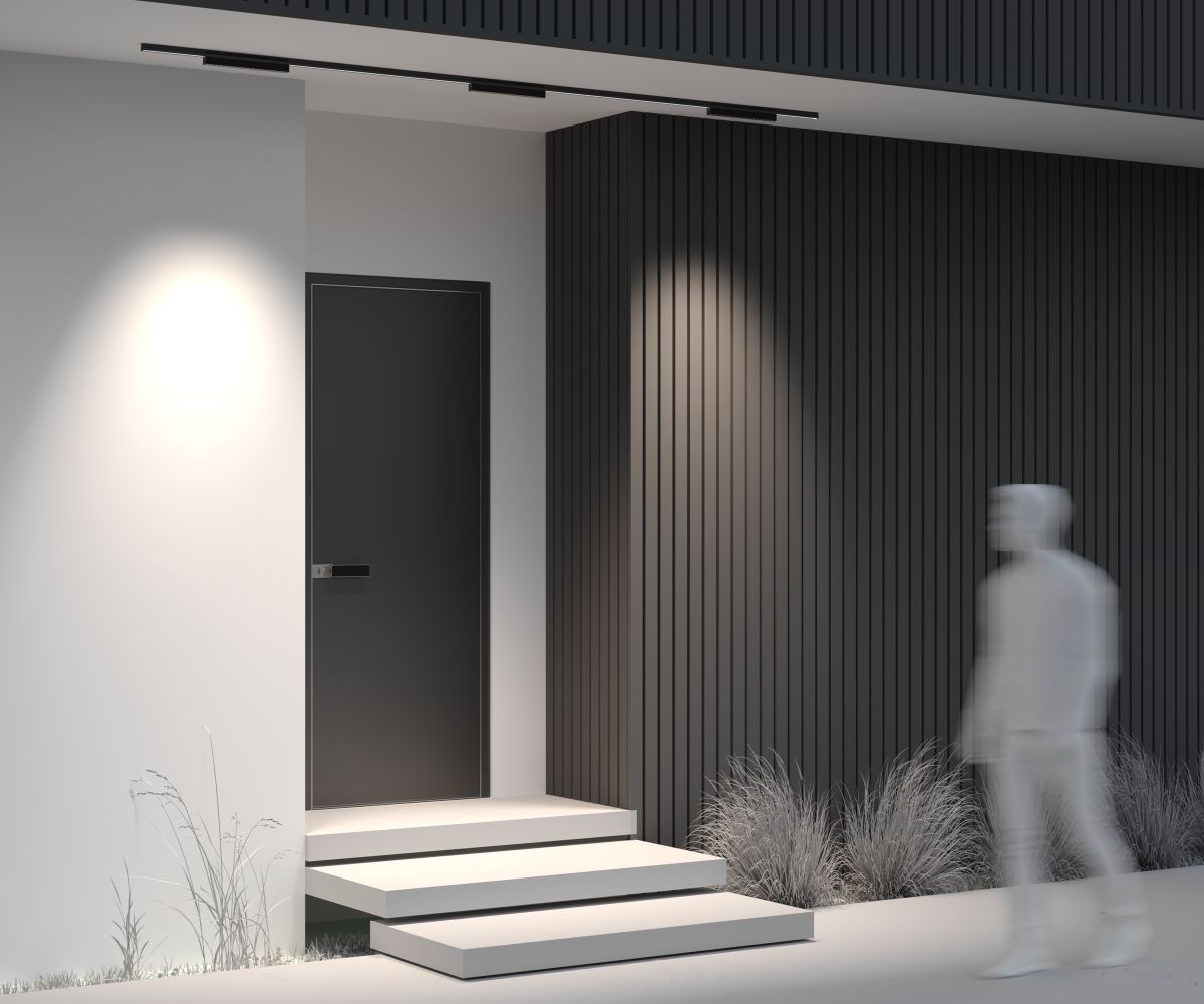 Уличный трековый светильник Maytoni Points O-TR02-2-S-18WB4K