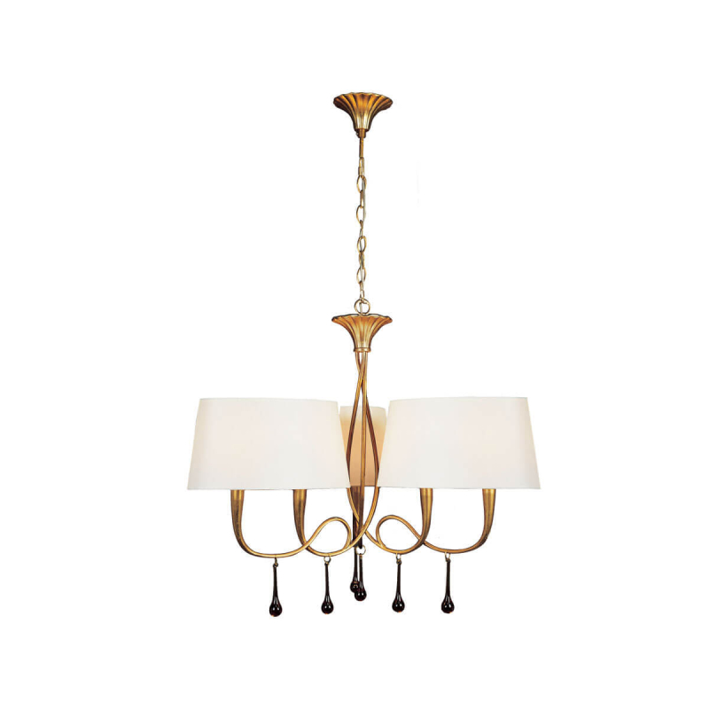 Подвесная люстра Mantra Paola Painted Gold 3540 Подвесная люстра Mantra Paola Painted Gold 3540