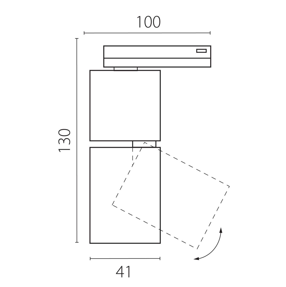 Трековый однофазный профессиональный светильник Lightstar Volta CCT 227017