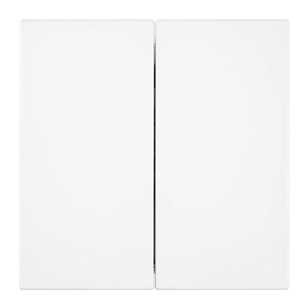 Переключатель 2-клавишный (механизм) Stekker Мия 250В 10А RSW10-3107-01 белая магнолия 50434