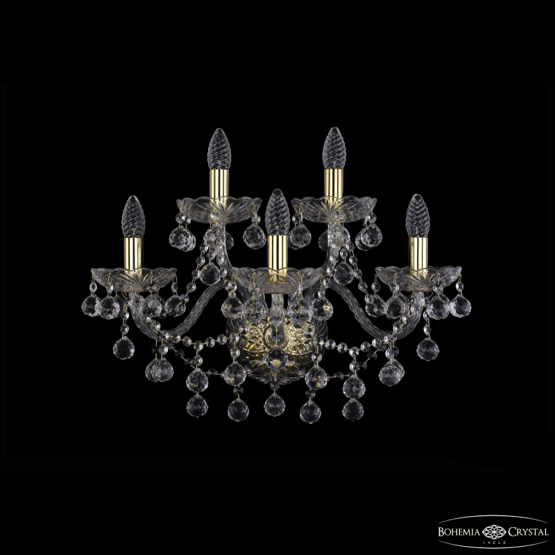 Бра Bohemia Ivele Crystal 1409B/3+2/195/XL G Бра Bohemia Ivele Crystal 1409B/3+2/195/XL G
