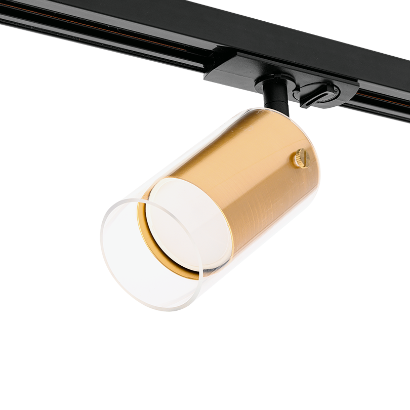 Трековый однофазный светильник Wolta Oro WTL-GU10/07G