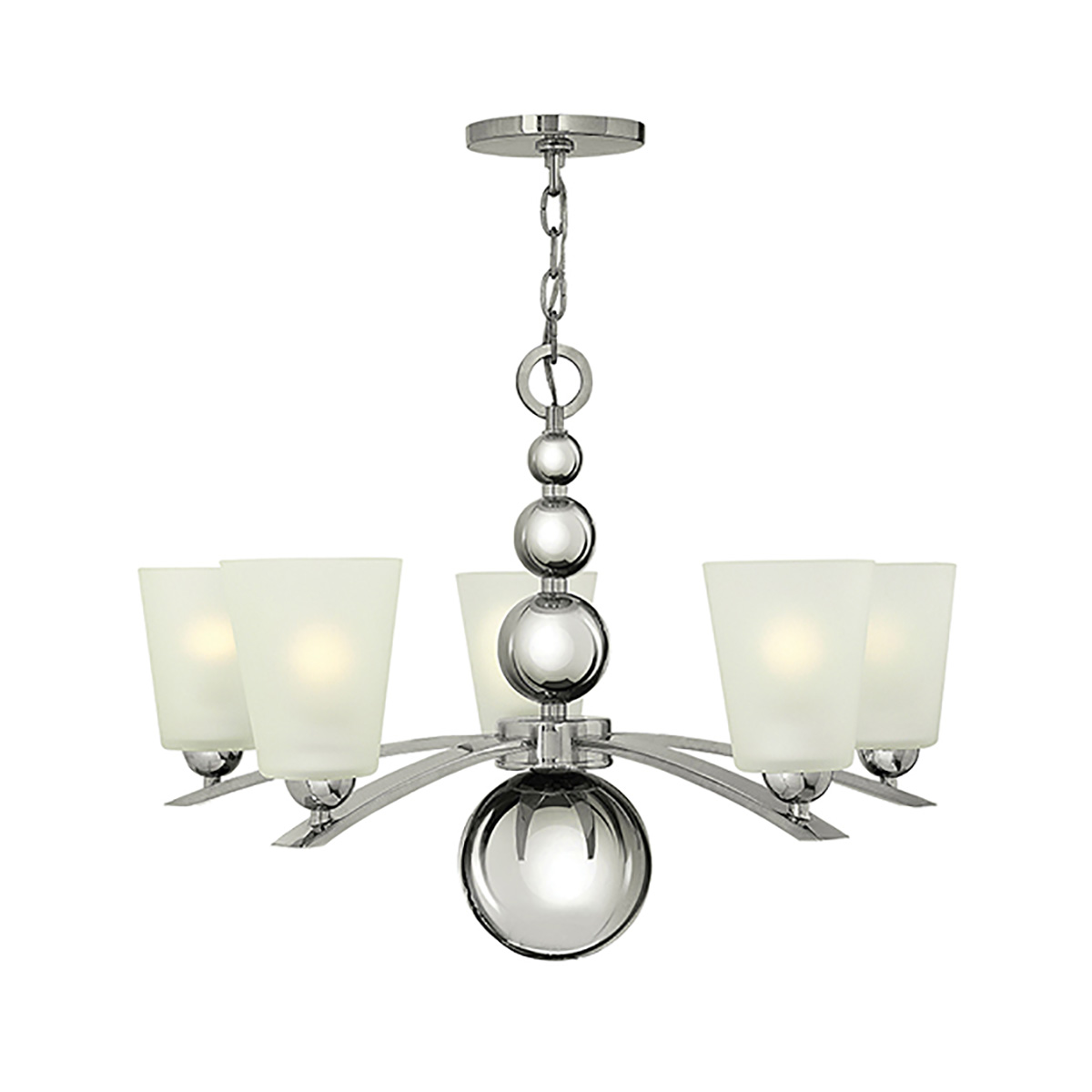 Подвесная люстра Hinkley Zelda HK-ZELDA5-PN Подвесная люстра Hinkley Zelda HK-ZELDA5-PN