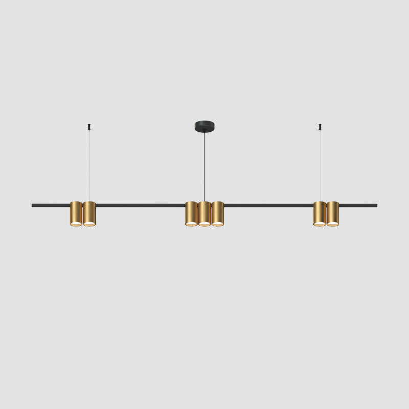 Подвесной светильник Denkirs Orbit DK4063-BK+SG Подвесной светильник Denkirs Orbit DK4063-BK+SG