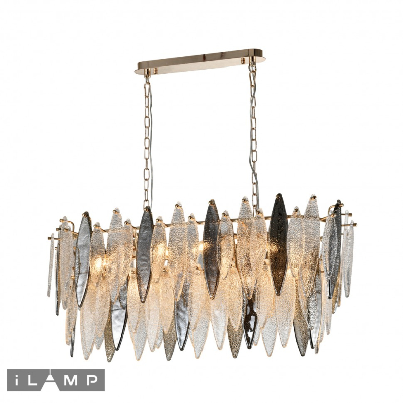 Подвесная люстра iLamp Dolce P2543-10 Gold Подвесная люстра iLamp Dolce P2543-10 Gold