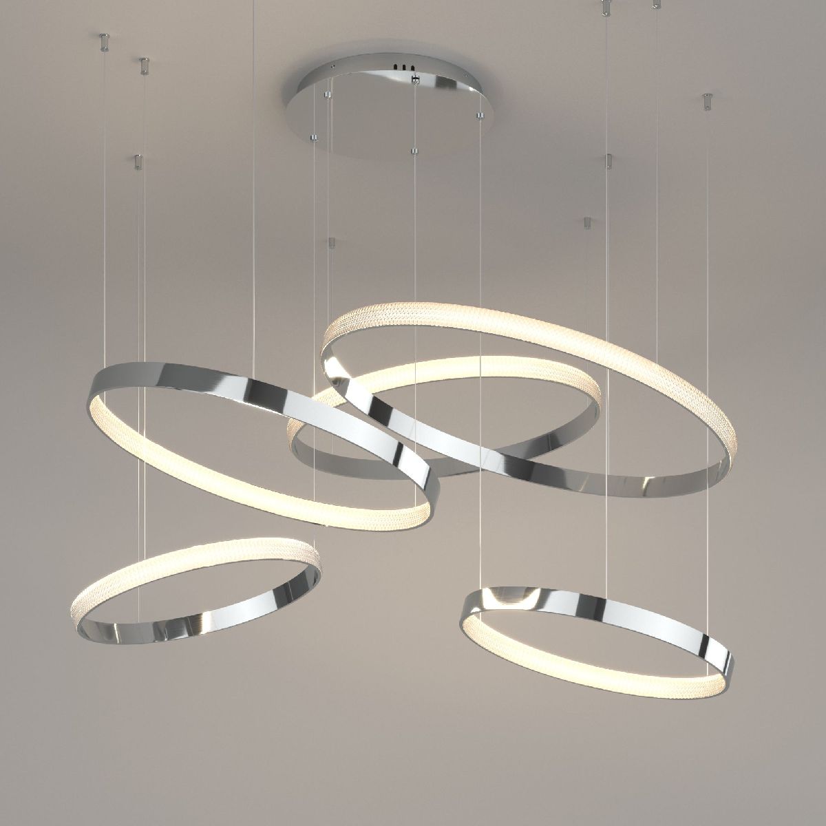 Подвесная люстра Eurosvet Posh 90175/5 хром a045416 Подвесная люстра Eurosvet Posh 90175/5 хром a045416