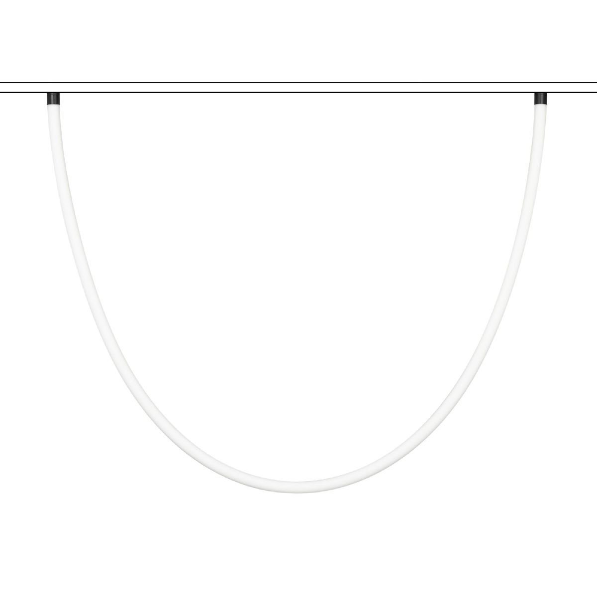 Трековый магнитный светильник Arlight MAG-ORIENT-TUBE-ELASTIC-R25-L2500-35W Day4000 (BK, 360 deg, 48V, DALI) 044331