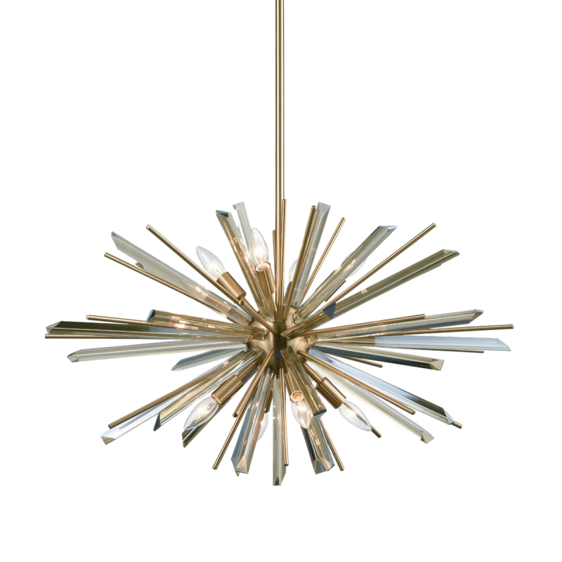 Люстра на штанге Delight Collection P68112-8AB antique brass Люстра на штанге Delight Collection P68112-8AB antique brass