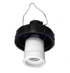 Арматура - подвес светильник под лампу с цоколем Е27, 220V, IP54, чёрный