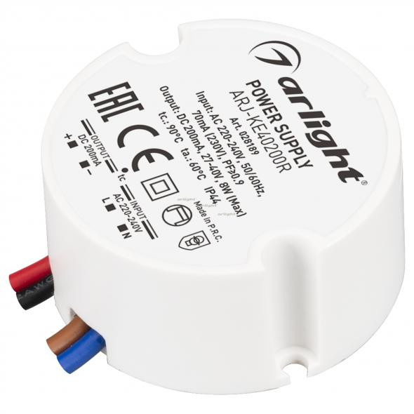 Блок питания для светодиодной ленты Arlight ARJ 028189 Блок питания для светодиодной ленты Arlight ARJ 028189