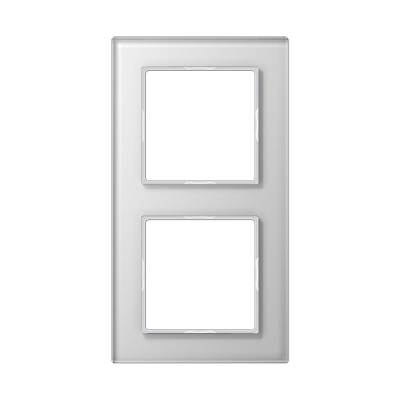 Рамка двухместная Jung AC582GLWW