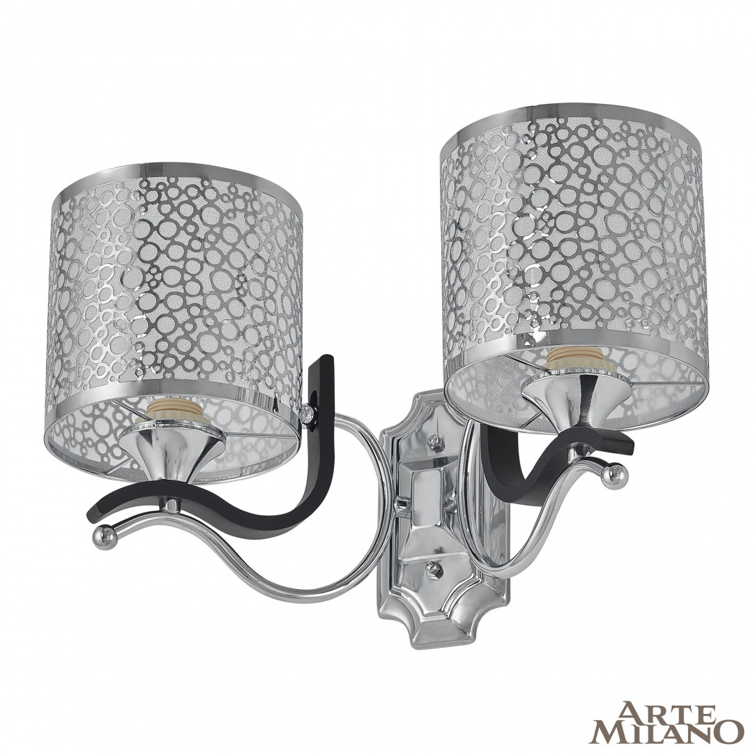 Бра Arte Milano Florentia-6787 306787/2W Bk/Ni Бра Arte Milano Florentia-6787 306787/2W Bk/Ni