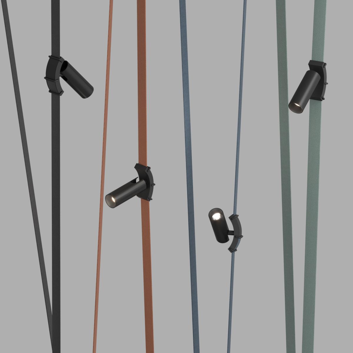 Трековый однофазный светильник Denkirs Belty spot DK5546-BK