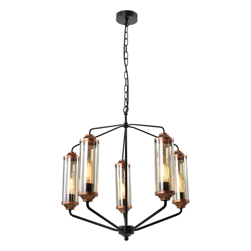 Подвесная люстра Lussole Loft Fishers LSP-8800 Подвесная люстра Lussole Loft Fishers LSP-8800