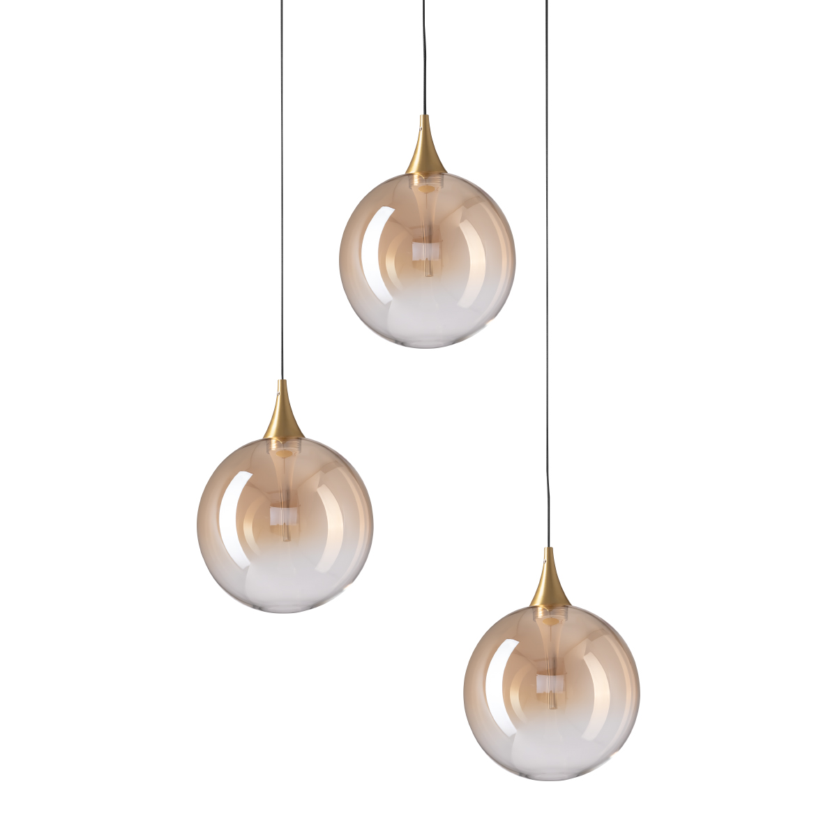 Подвесной светильник Delight Collection MD23001045H-3A brass/champagne Подвесной светильник Delight Collection MD23001045H-3A brass/champagne