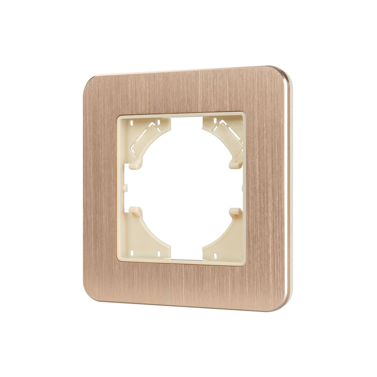 Рамка алюминиевая на 1 пост Arlight FRM-AKIRY-AL-1-GD 049683