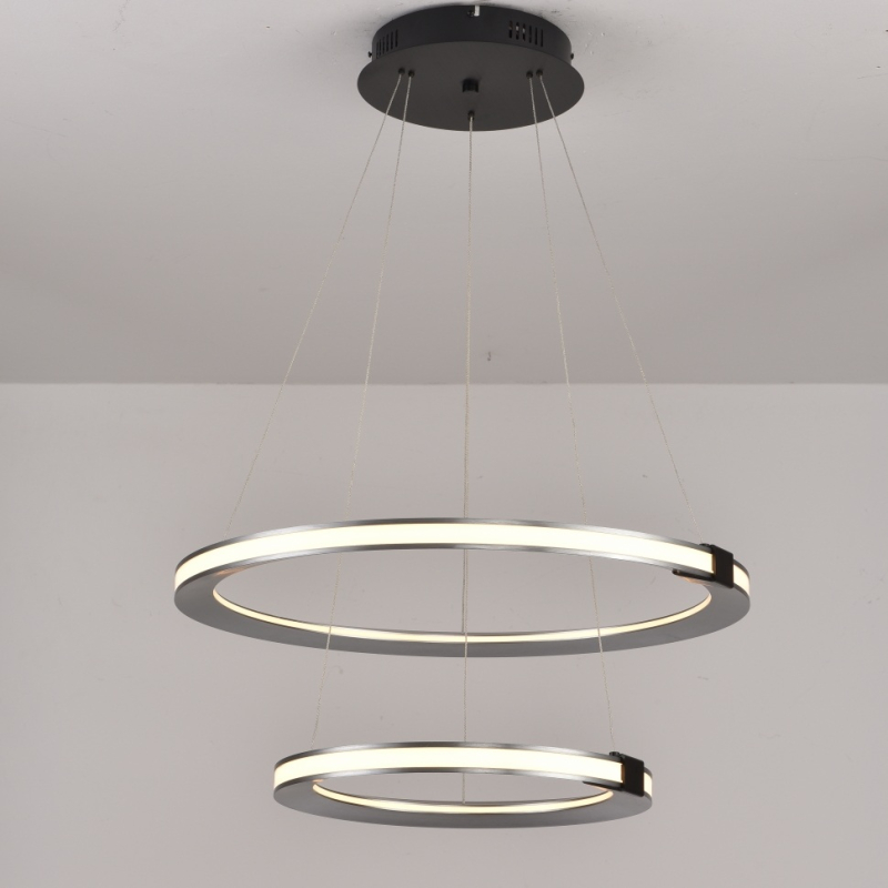 Подвесная люстра iLedex Vision 9225-6+4SD GR+BK Подвесная люстра iLedex Vision 9225-6+4SD GR+BK