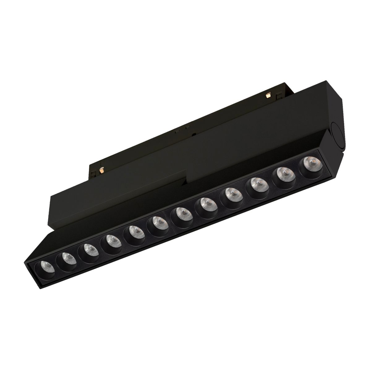 Трековый магнитный светильник Arlight MAG-ORIENT-DOTS-FOLD-S230-12W Day4000-MIX (BK, 30 deg, 48V, TUYA Zigbee) (IP20 Металл) 056402