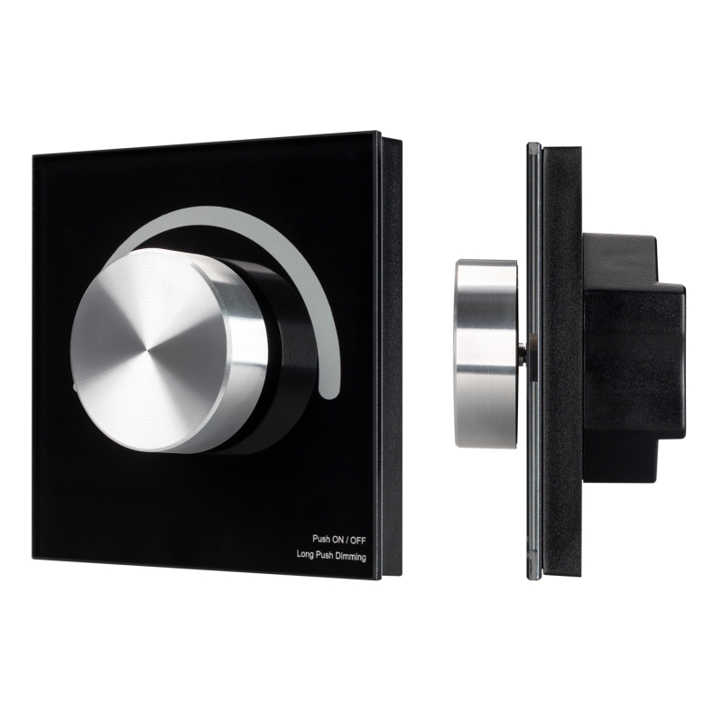 Панель Arlight Smart-P37-Dim-IN Black (230V, 1.2A, Triac, Rotary, 2.4G) 028109 Панель Arlight Smart-P37-Dim-IN Black (230V, 1.2A, Triac, Rotary, 2.4G) 028109