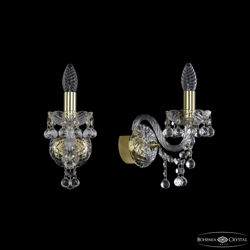 Бра Bohemia Ivele Crystal 1409B/1/141 G Бра Bohemia Ivele Crystal 1409B/1/141 G