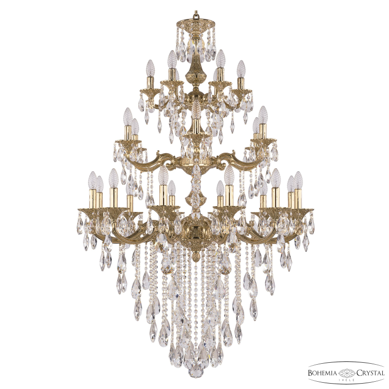 Подвесная люстра Bohemia Ivele Crystal Verona 72114/12+6+6/300/3d B G