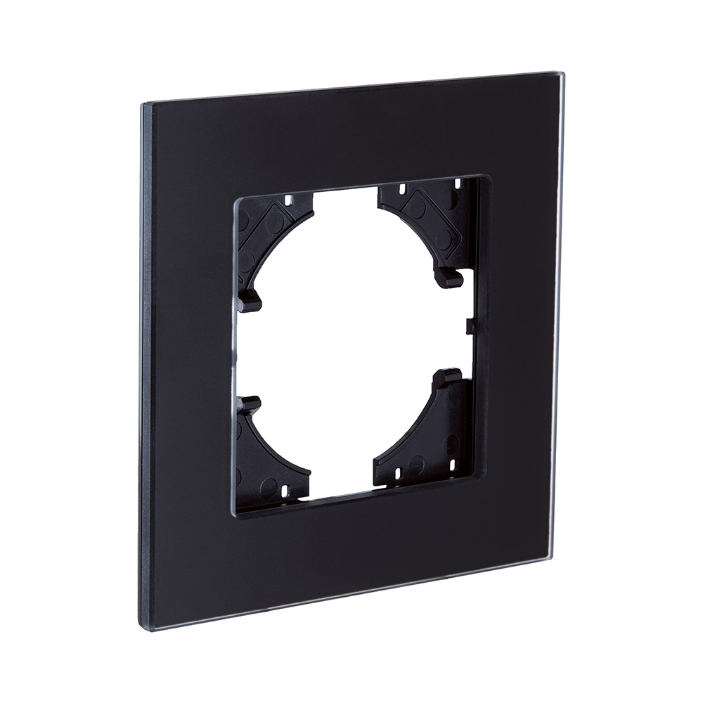 Рамка 1-постовая, стекло черный Kollinger Reflex MG RM1BK