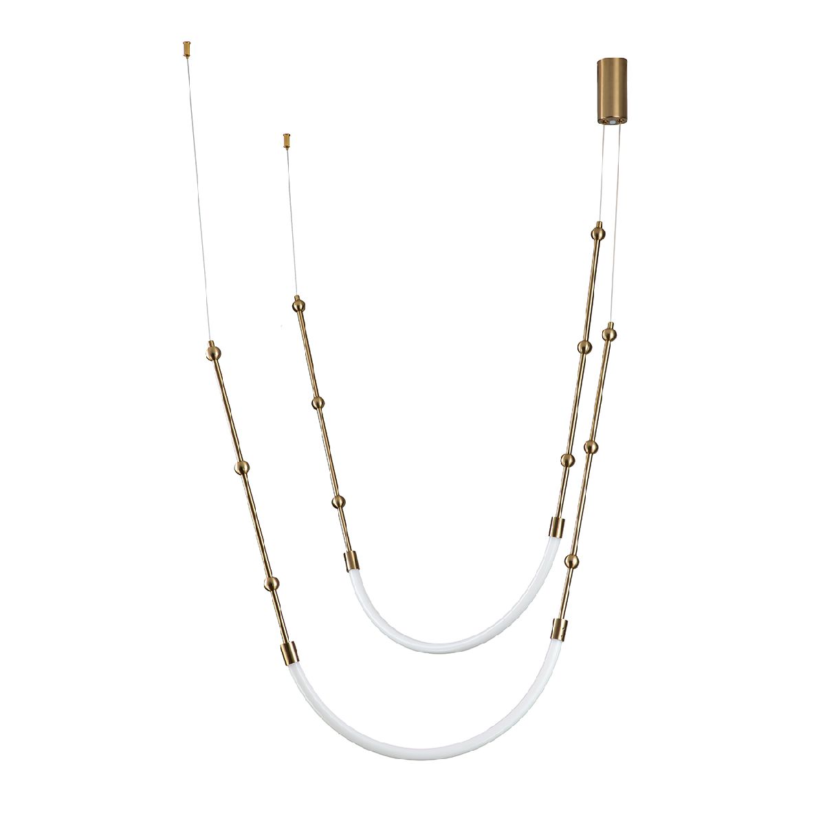 Подвесная люстра Indigo Corda 14010/2P Brass V000063L