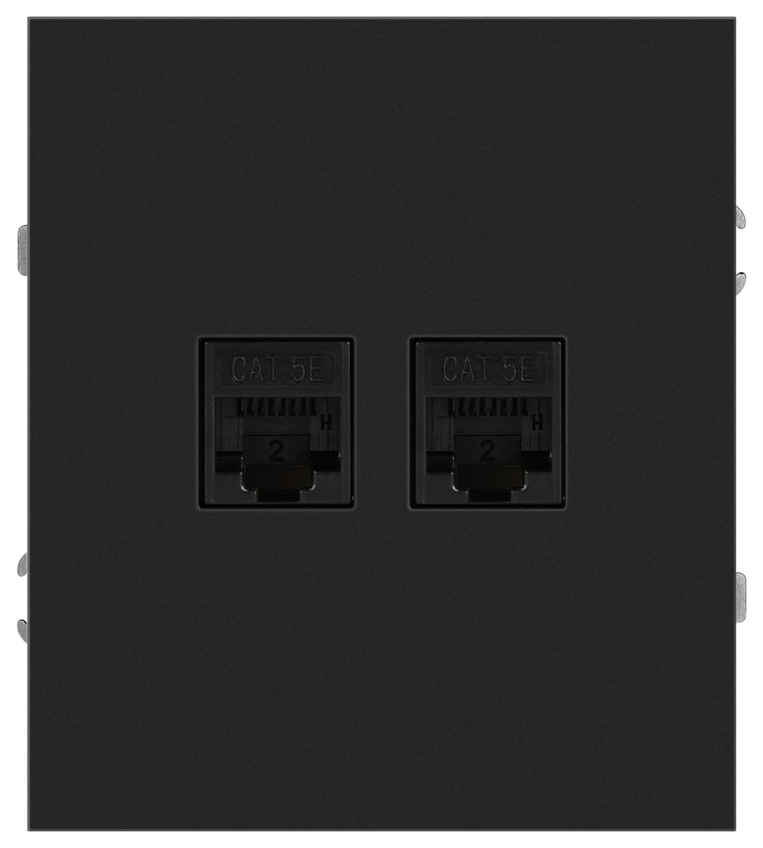 Розетка Эра Arktik 16-3108-05 информационная двойная 2XRJ45 антрацит Б0070488