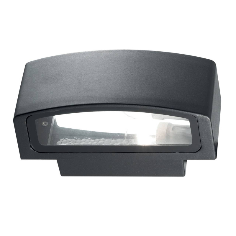 Уличный настенный светильник Ideal Lux Andromeda AP1 Nero 061597 Уличный настенный светильник Ideal Lux Andromeda AP1 Nero 061597
